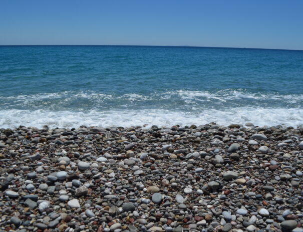pebbles in Limni beach